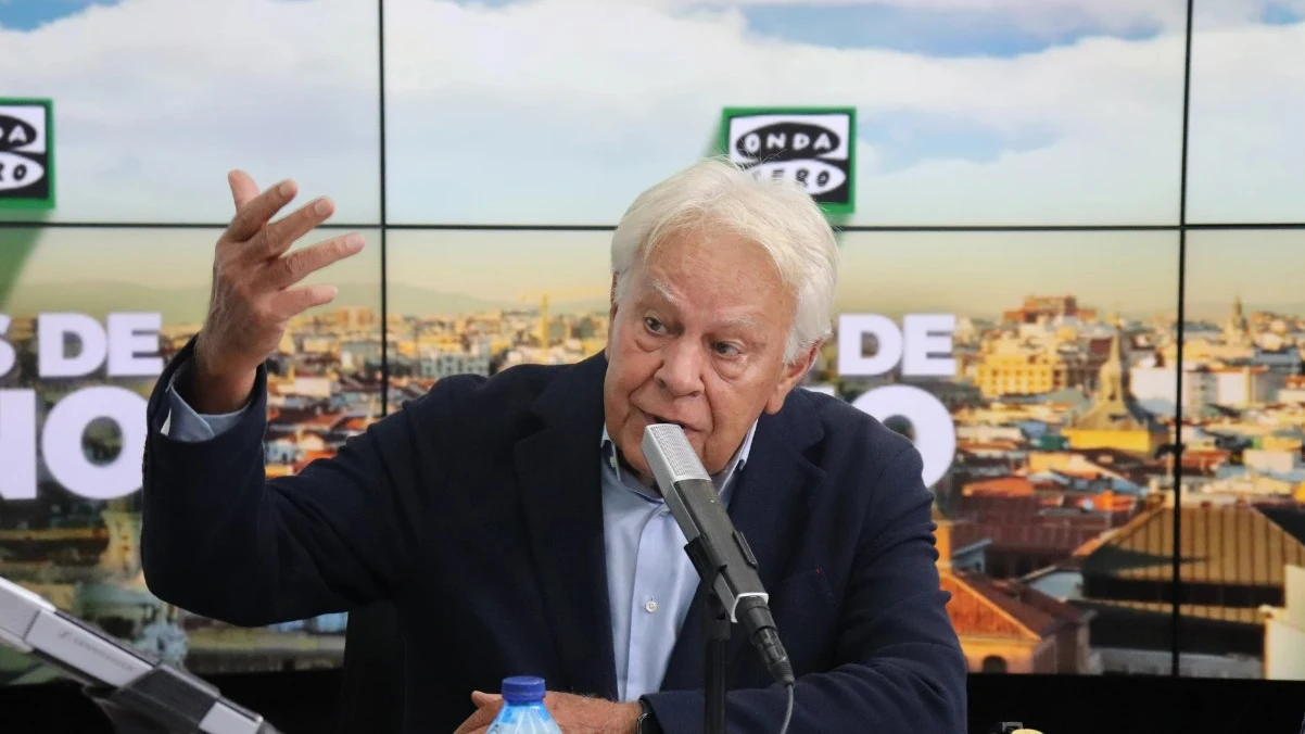 El expresidente del Gobierno, Felipe González, en 'Más de uno'.