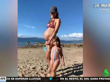 Paula del Fraile muestra sus fotos embarazada de vacaciones con José Yélamo y su hija: &quot;Me he hartado de playa en Galicia&quot;
