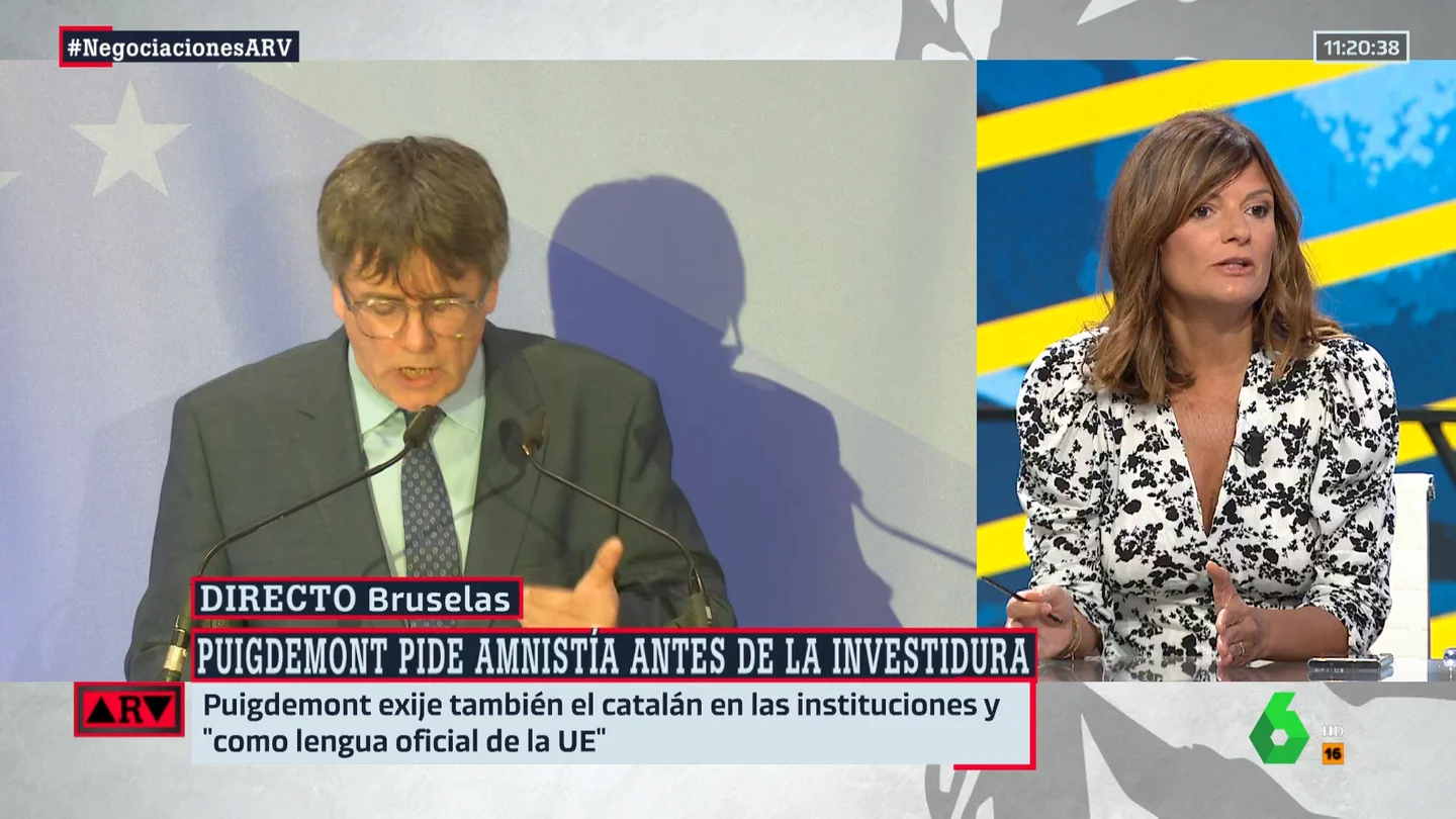 Pilar Gómez ve "inasumible" cumplir con las exigencias de Puigdemont para una investidura Pilar Gómez ve "inasumible" cumplir con las exigencias de Puigdemont para una investidura