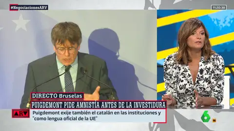 Pilar Gómez ve "inasumible" cumplir con las exigencias de Puigdemont para una investidura