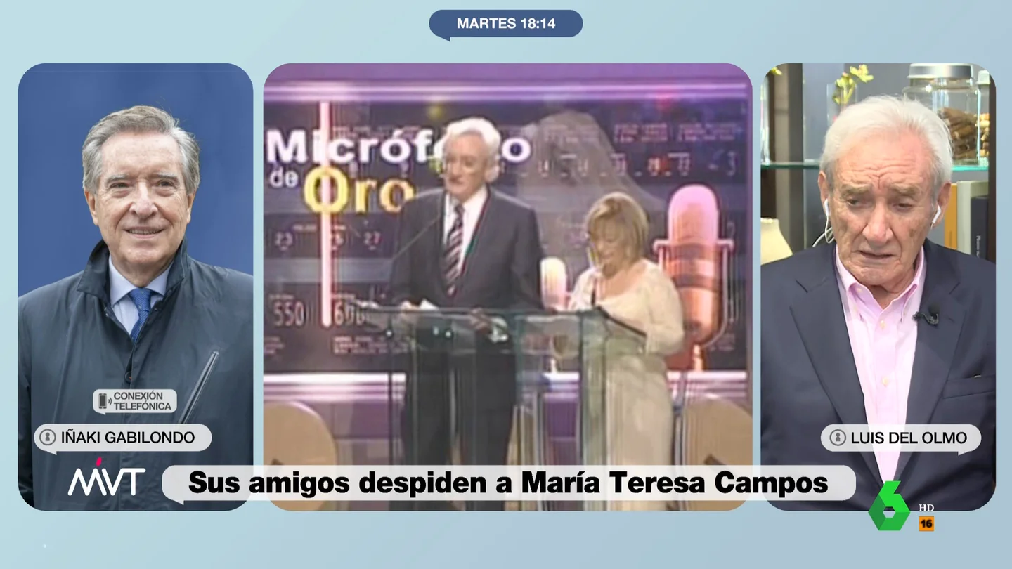Luis del Olmo responde a las críticas de "periodismo maruja" a María Teresa Campos: "Siempre hay algún 'tontolaba'" Luis del Olmo responde a las críticas de "periodismo maruja" a María Teresa Campos: "Siempre hay algún 'tontolaba'"