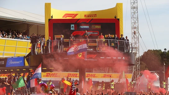 Podio del GP de Italia Podio del GP de Italia