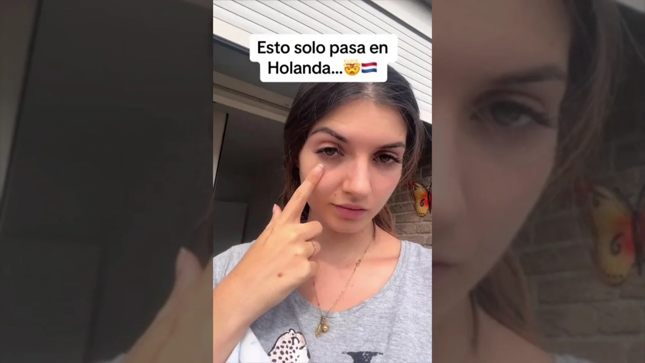 Una joven muestra lo que hacen los holandeses habitualmente en su pa&iacute;s: "Haces eso en Espa&ntilde;a y te multan"