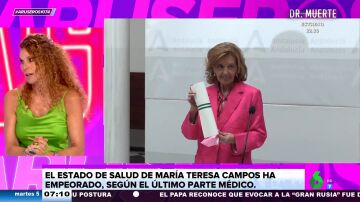 Angie Cárdenas lamenta que a María Teresa Campos no se le haya rendido "el homenaje que merece": "Las cosas, en vida"