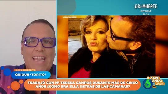 Así era María Teresa Campos detrás de las cámaras Así era María Teresa Campos detrás de las cámaras