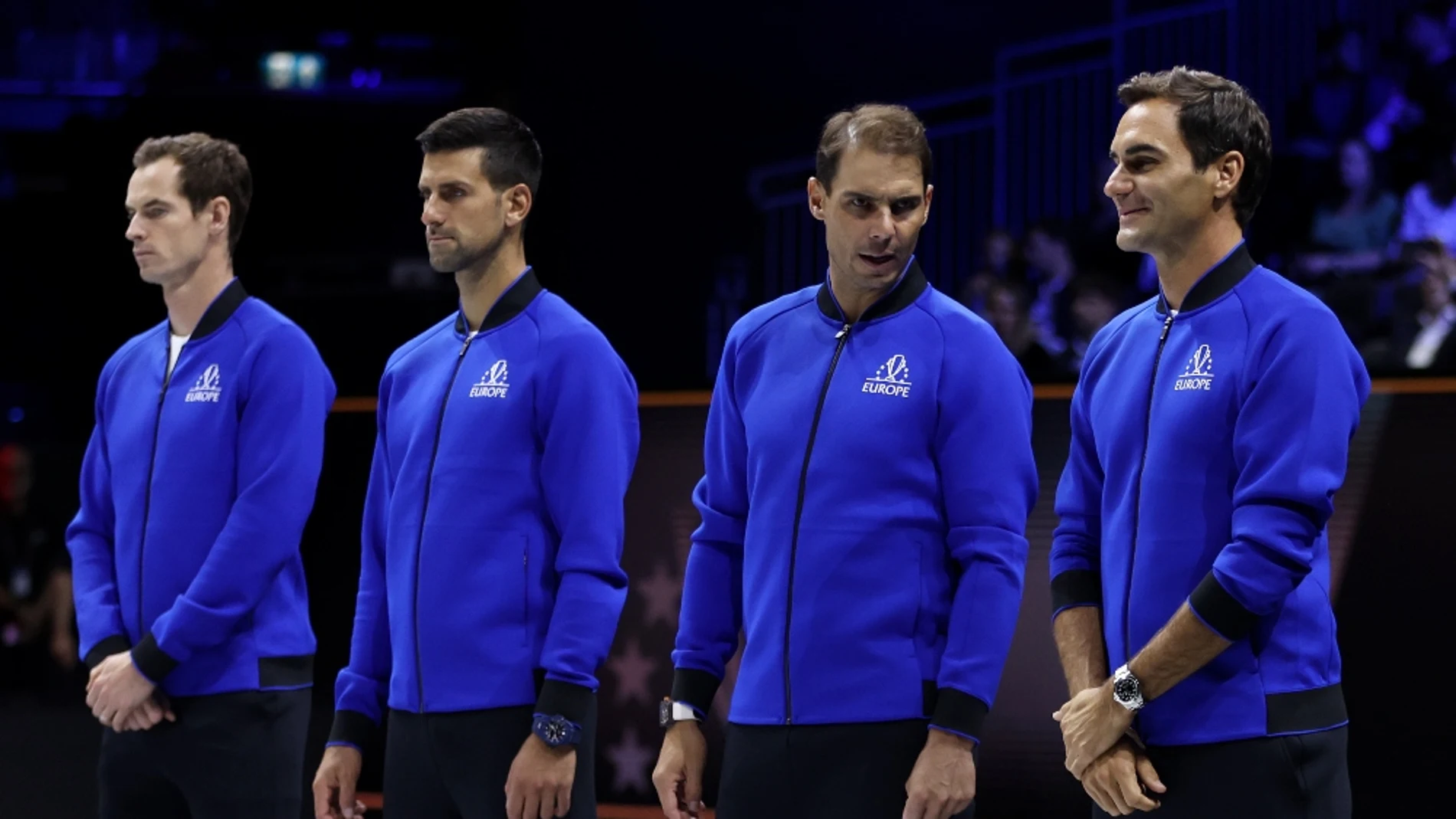 Andy Murray, Novak Djokovic, Rafa Nadal y Roger Federer