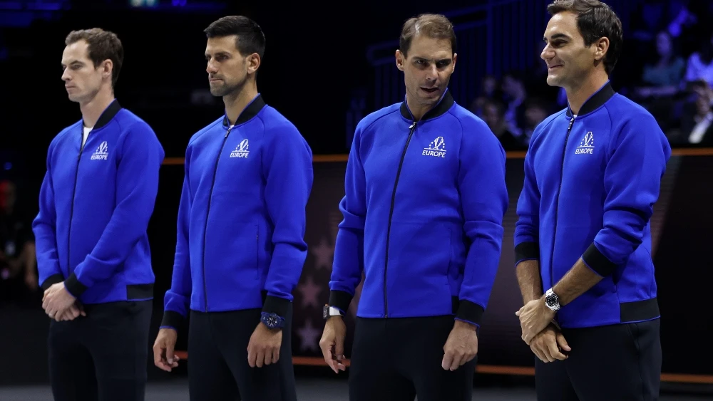 Andy Murray, Novak Djokovic, Rafa Nadal y Roger Federer