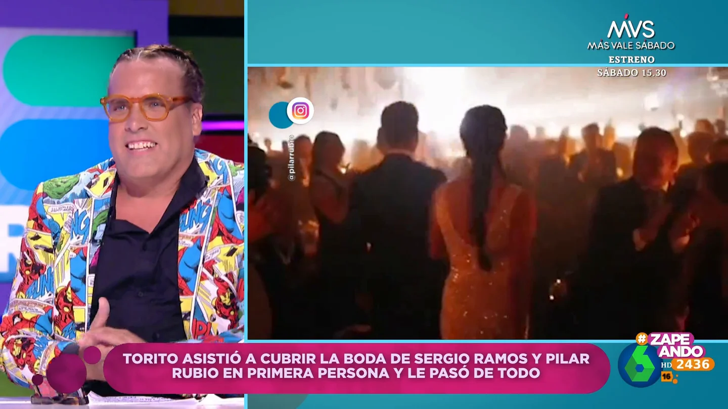 Torito desvela el contratiempo que sufrió cuando realizaba un reportaje de la boda de Sergio Ramos y Pilar Rubio Torito desvela el contratiempo que sufrió cuando realizaba un reportaje de la boda de Sergio Ramos y Pilar Rubio