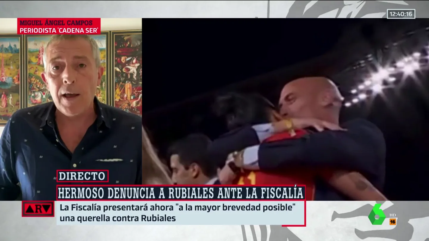 ¿Cuál es el próximo paso de la Fiscalía tras la denuncia de Jenni Hermoso? Miguel Ángel Campos responde ¿Cuál es el próximo paso de la Fiscalía tras la denuncia de Jenni Hermoso? Miguel Ángel Campos responde
