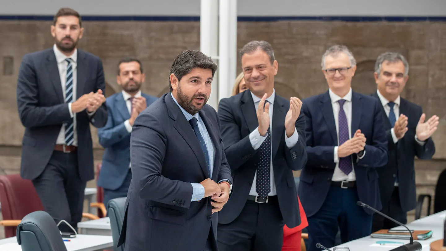 Fernando López Miras, investido presidente de la Región de Murcia Fernando López Miras, investido presidente de la Región de Murcia