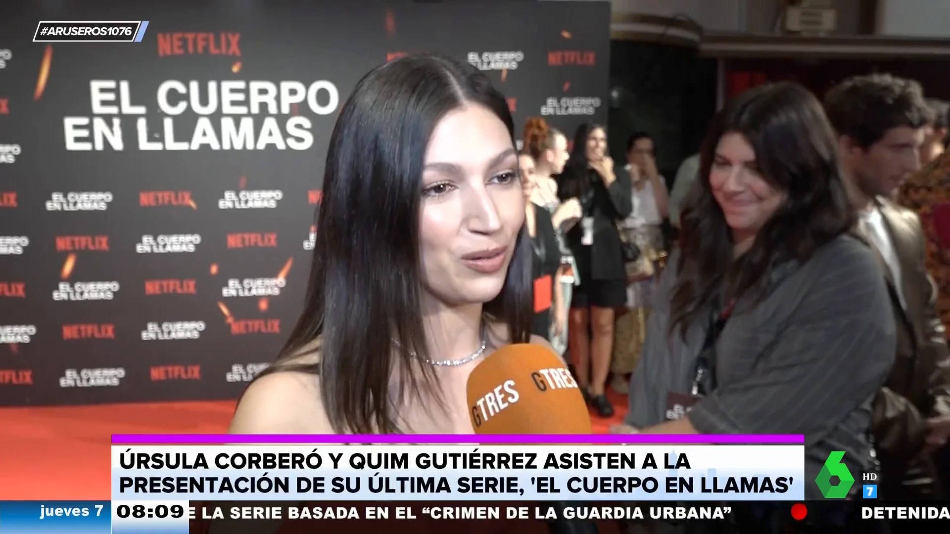 Úrsula Corberó presenta 'El cuerpo en llamas' y sorprende con su espectacular parecido con Rosa Peral: "Estoy excitada"