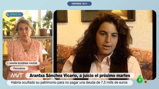 María Eugenia Yagüe: "Arancha Sánchez Vicario ha llegado a un acuerdo con la Fiscalía" María Eugenia Yagüe: "Arancha Sánchez Vicario ha llegado a un acuerdo con la Fiscalía"