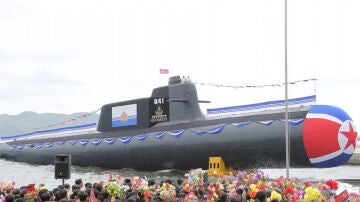 Corea del Norte presenta un nuevo submarino nuclear "de ataque"