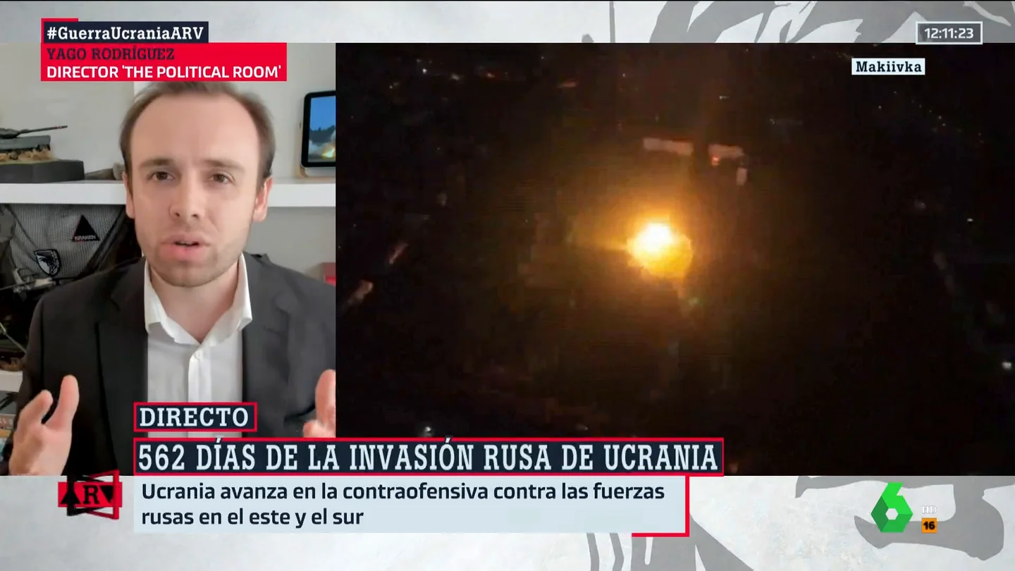 Yago Rodríguez niega avances en la contraofensiva ucraniana: "Vamos a ir a una guerra bastante larga" Yago Rodríguez niega avances en la contraofensiva ucraniana: "Vamos a ir a una guerra bastante larga"