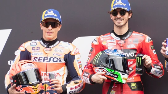 Marc Márquez y Pecco Bagnaia Marc Márquez y Pecco Bagnaia