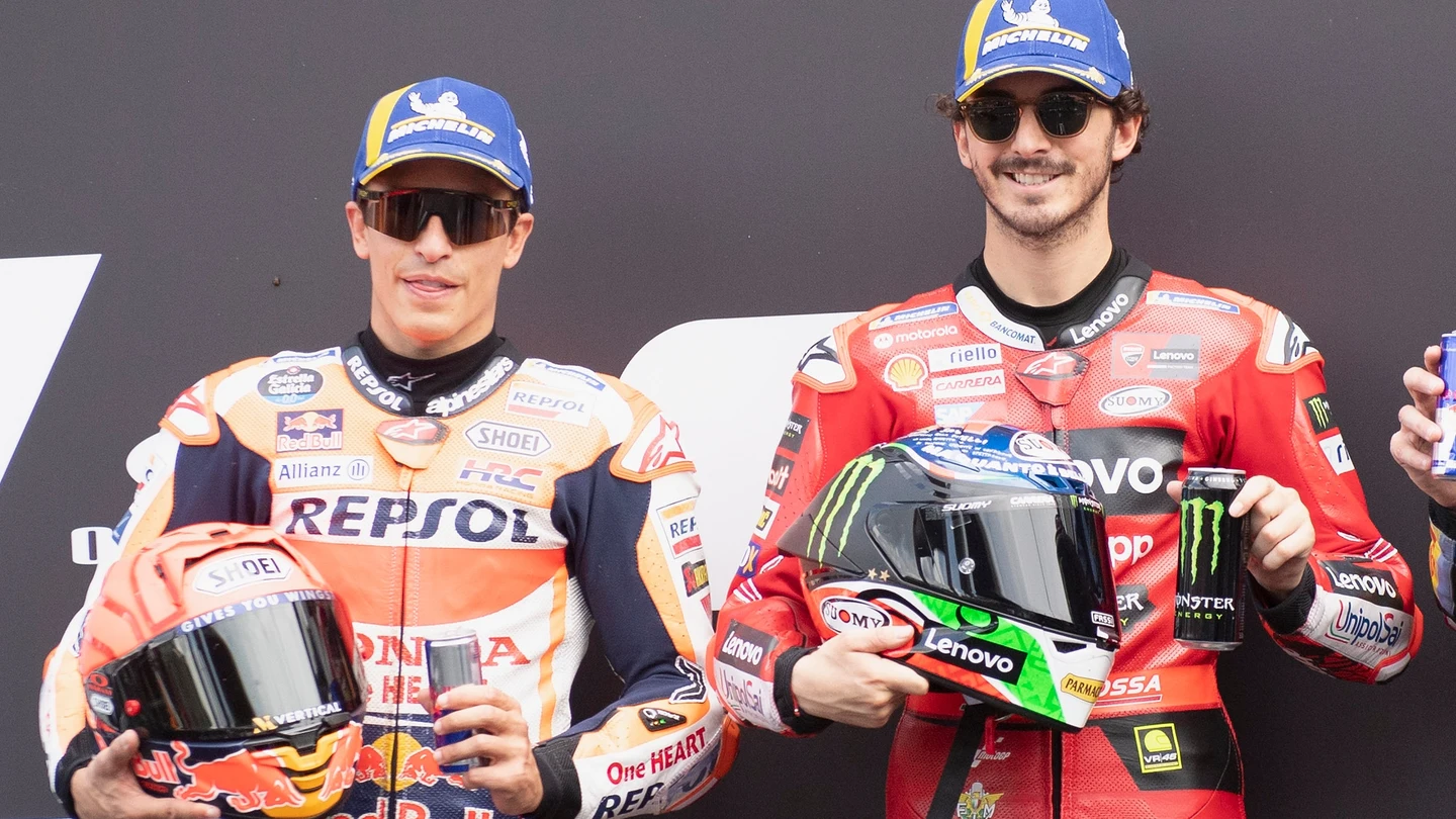 Marc Márquez y Pecco Bagnaia Marc Márquez y Pecco Bagnaia