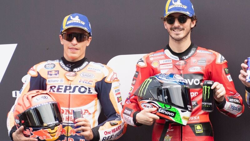 Marc Márquez y Pecco Bagnaia