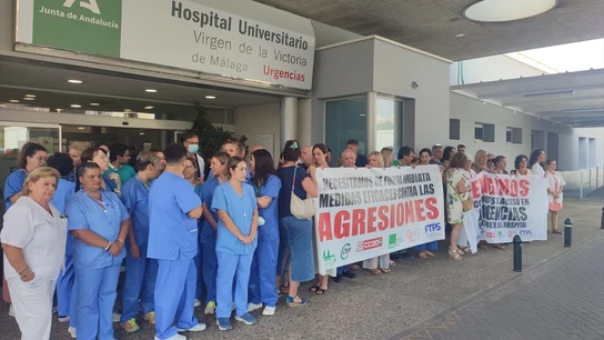 Concentración en relación con las actuaciones necesarias contra las agresiones sanitarias. Concentración en relación con las actuaciones necesarias contra las agresiones sanitarias.