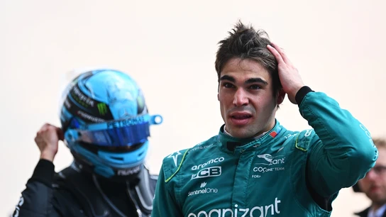 Lance Stroll, tras una carrera Lance Stroll, tras una carrera