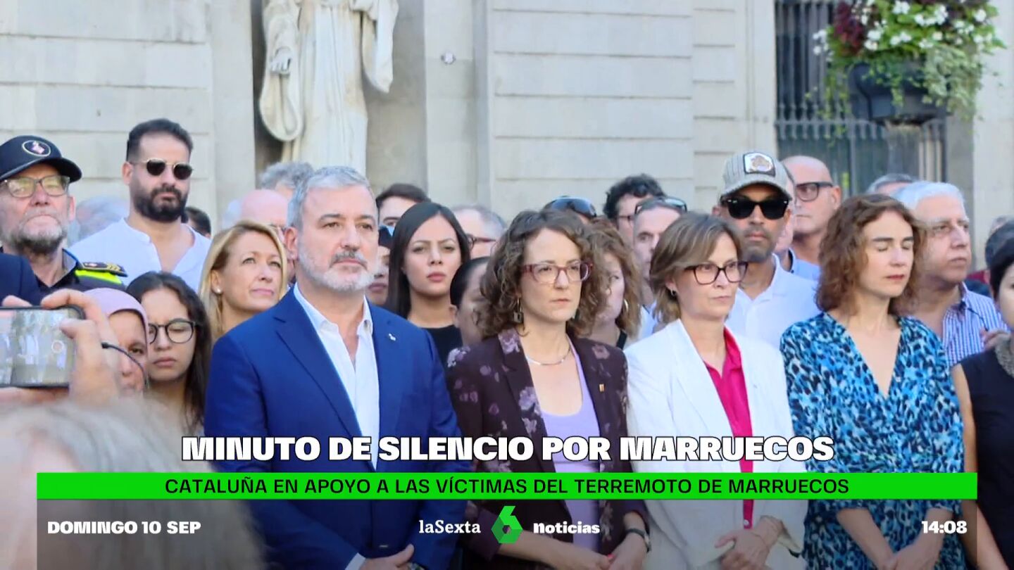 Minuto de silencio en Barcelona