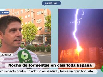 Rayo en Madrid