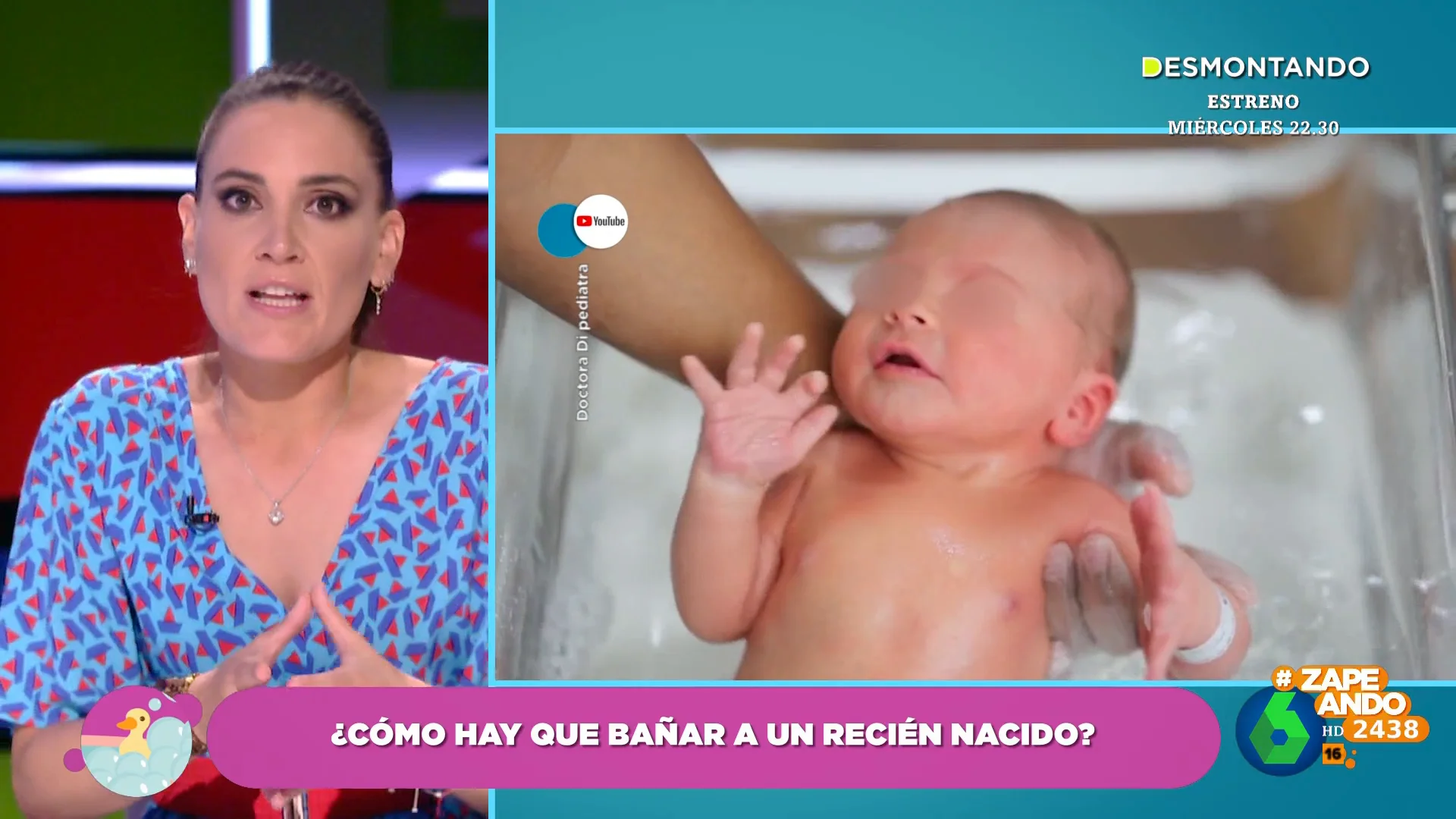 No, no hace falta que bañes a un recién nacido todos los días: Boticaria García explica cómo hacerlo adecuadamente