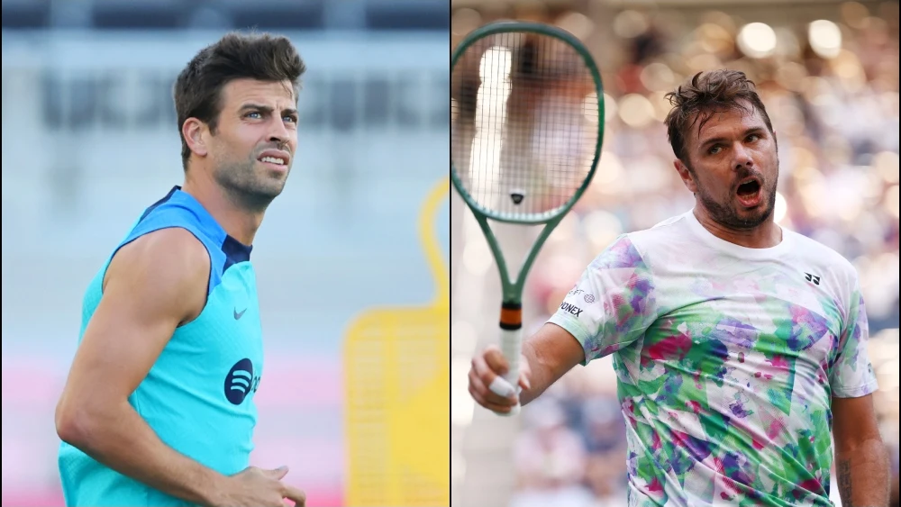 Gerard Piqué y Stan Wawrinka