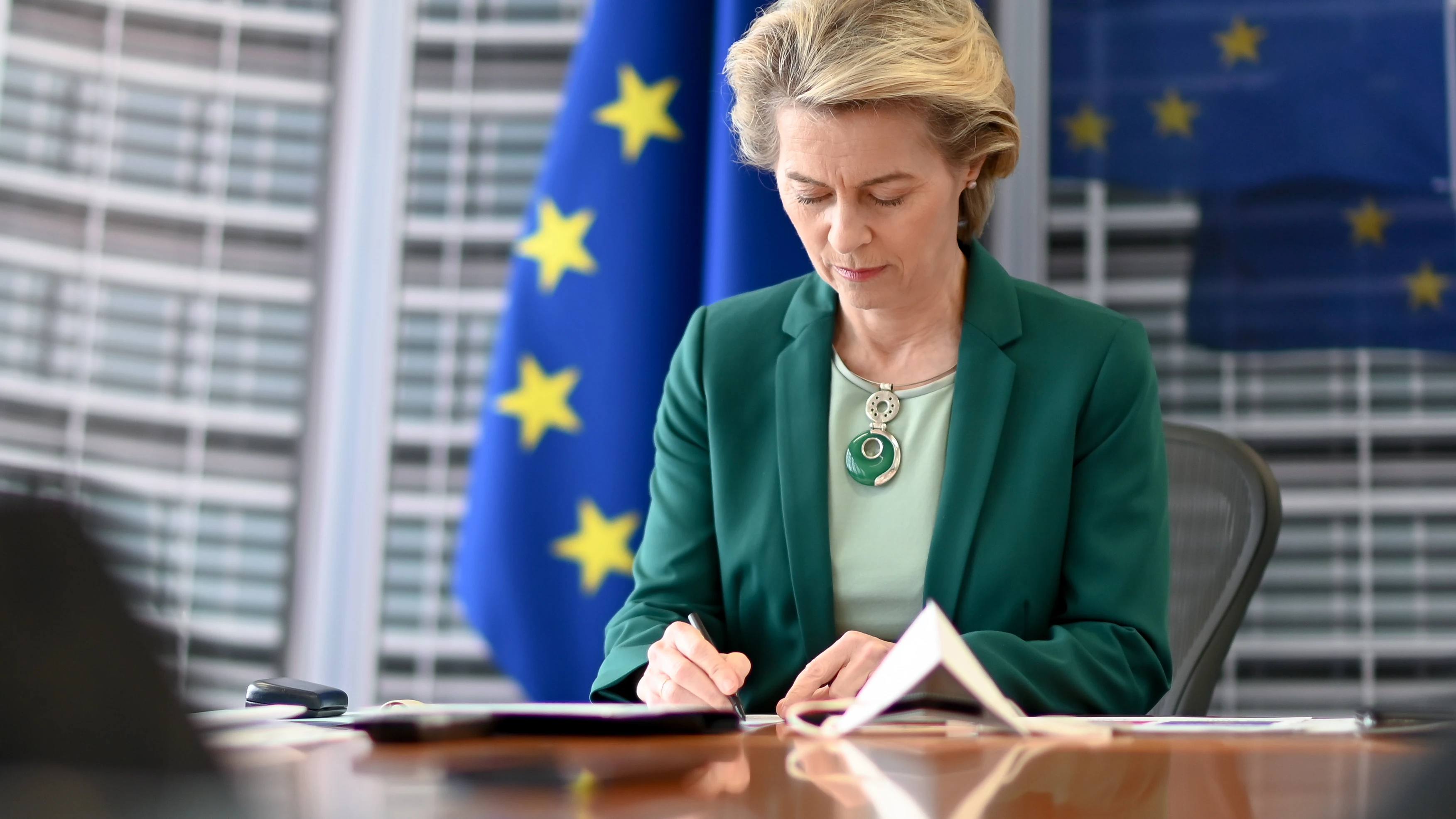 Una imagen de archivo de Ursula von der Leyen