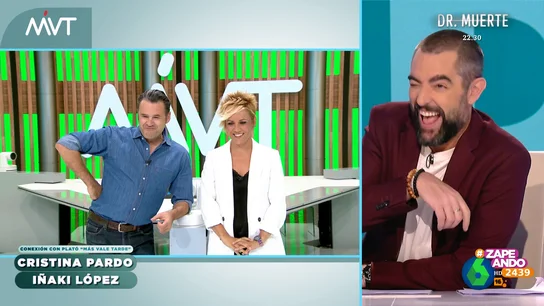 Iñaki López se la devuelve a Dani Mateo: "Con lo que me costó aprenderme el nombre de Frank Blanco... ¿Cuándo vuelve?"" Iñaki López se la devuelve a Dani Mateo: "Con lo que me costó aprenderme el nombre de Frank Blanco... ¿Cuándo vuelve?""