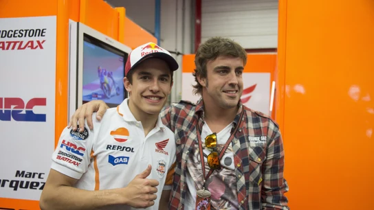 Marc Márquez y Fernando Alonso Marc Márquez y Fernando Alonso