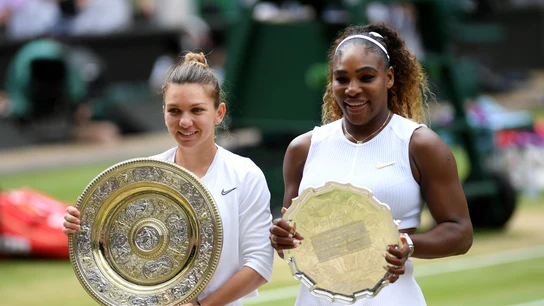 Serena Williams y Simona Halep Serena Williams y Simona Halep