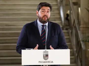 El presidente de la Región Murcia, Fernando López Miras, comparece para informar de la composición del nuevo Ejecutivo regional.