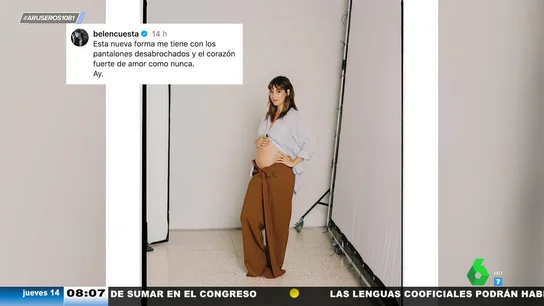 Belén Cuesta, embarazada de su primera hija: así reaccionó cuando le preguntaron hace unos días Belén Cuesta, embarazada de su primera hija: así reaccionó cuando le preguntaron hace unos días