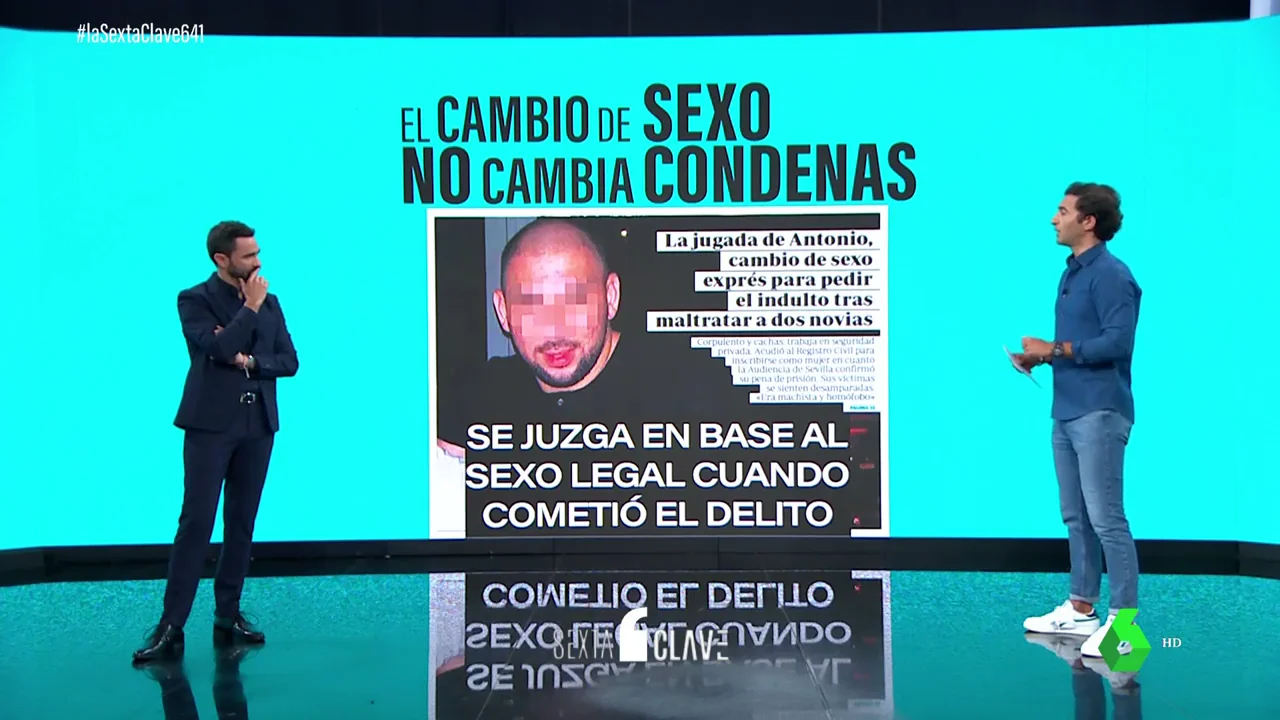 No, el hombre que se ha cambiado de sexo no se ha beneficiado de la ley trans