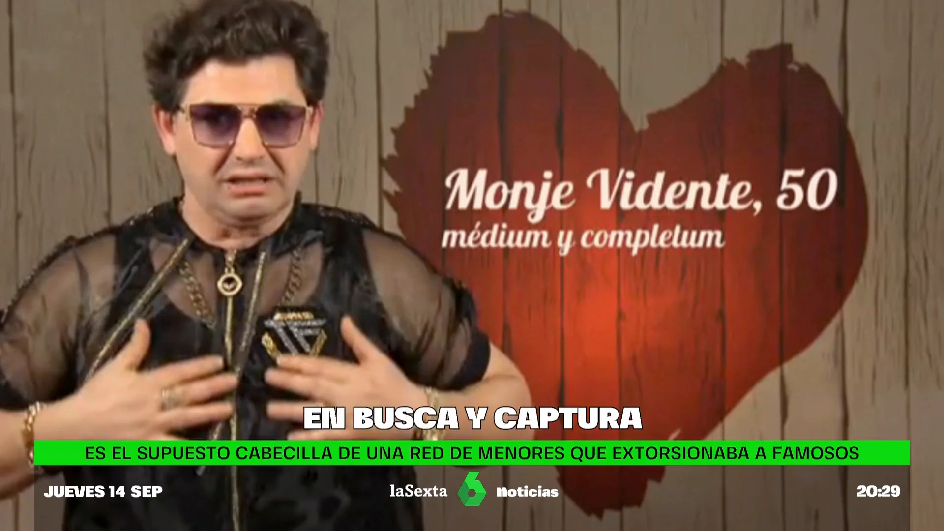 Buscan al "monje vidente" de 'First Dates' por extorsión sexual con menores a famosos como Francis Montesinos