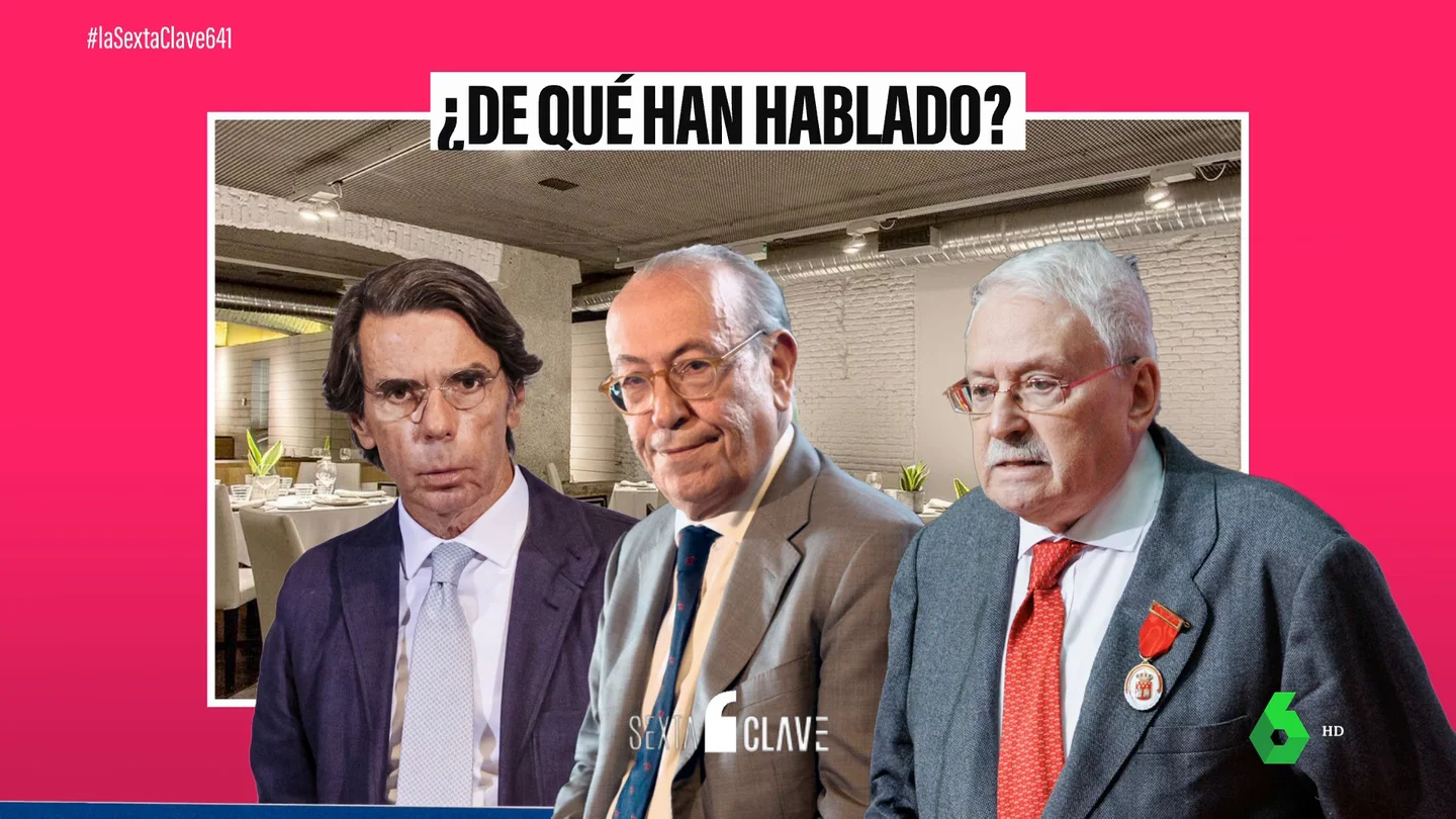 La comida de Aznar, Leguina y Redondo La comida de Aznar, Leguina y Redondo