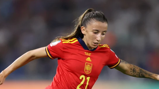 Shei García, en un partido con España Shei García, en un partido con España