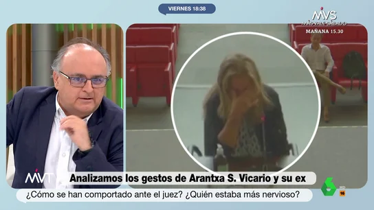 El análisis de un experto en comunicación no verbal sobre Arantxa Sánchez Vicario en el juicio El análisis de un experto en comunicación no verbal sobre Arantxa Sánchez Vicario en el juicio