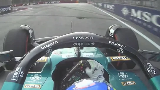 Fernando Alonso en el GP de Singapur Fernando Alonso en el GP de Singapur