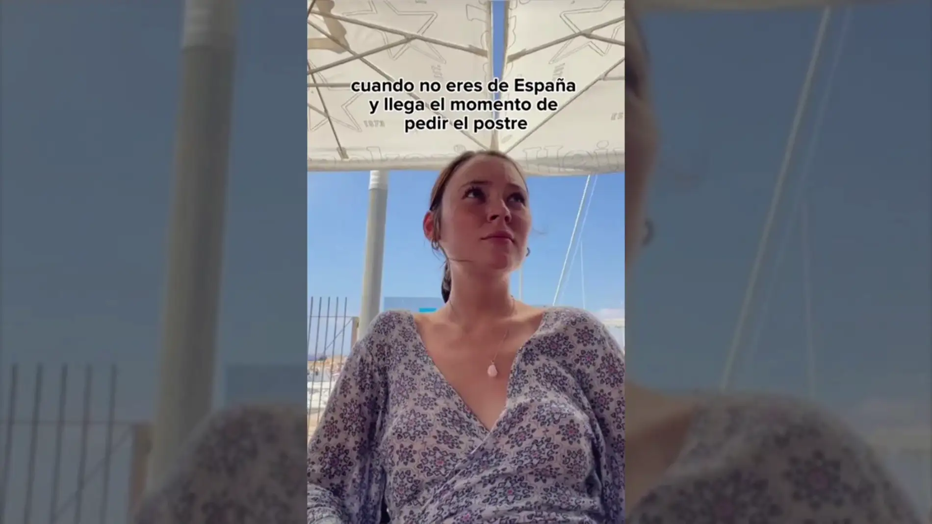La reacción de una estadounidense al pedir el postre en un restaurante: "Pensaba que sabía español"