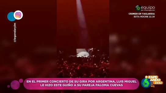 Las llamativas muestras de amor de Luis Miguel hacia Paloma Cuevas Las llamativas muestras de amor de Luis Miguel hacia Paloma Cuevas