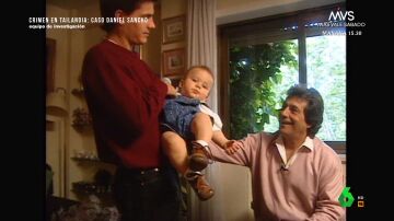 Así presentó Sancho Gracia a su nieto, Daniel Sancho, ante las cámaras: "A ver si sale actor como su padre y abuelo"