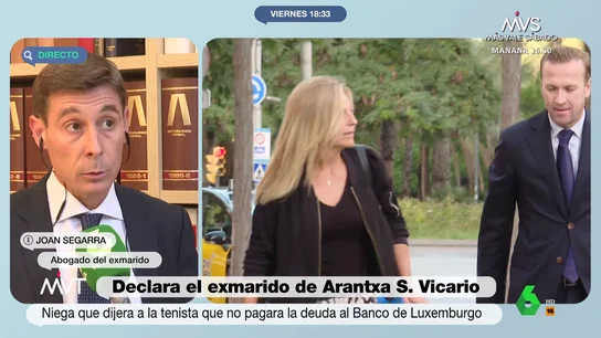 Joan Segarra, abogado de Josep Santacana. Joan Segarra, abogado de Josep Santacana: "Nosotros defendemos que Arantxa tampoco cometió ningún delito"