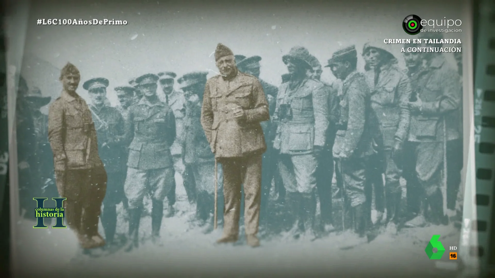 La foto de Franco y Miguel Primo de Rivera antes de darse el tiránico relevo