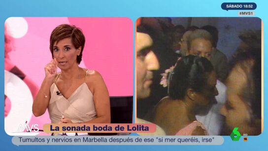 Adela Gonz&aacute;lez destaca un detalle de la boda de Lolita en el que quiz&aacute;s no te hab&iacute;as fijado 