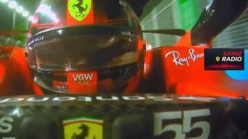 Carlos Sainz, en su radio con Ferrari