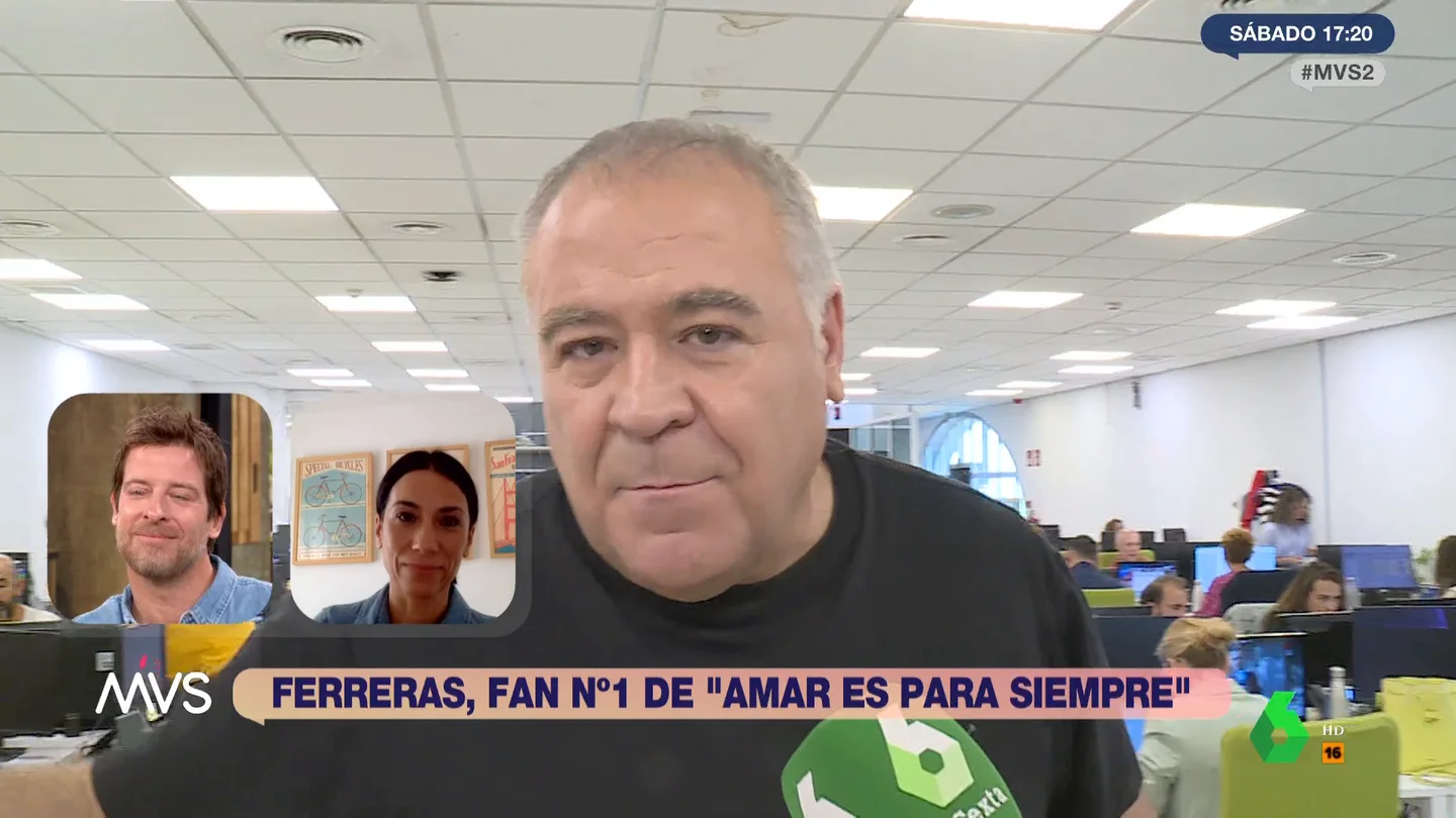 Antonio García Ferreras, fan incondicional de 'Amar es para siempre': "Con la serie aprendes de la historia de España" Antonio García Ferreras, fan incondicional de 'Amar es para siempre': "Con la serie aprendes de la historia de España"