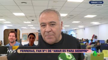 Antonio García Ferreras, fan incondicional de 'Amar es para siempre': "Con la serie aprendes de la historia de España"
