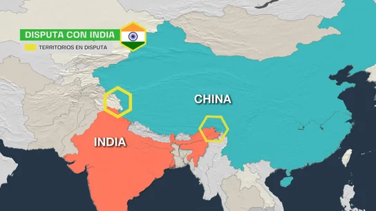 China enseña su 'nuevo' mapa en el que se atribuye territorios de otros países China enseña su 'nuevo' mapa en el que se atribuye territorios de otros países