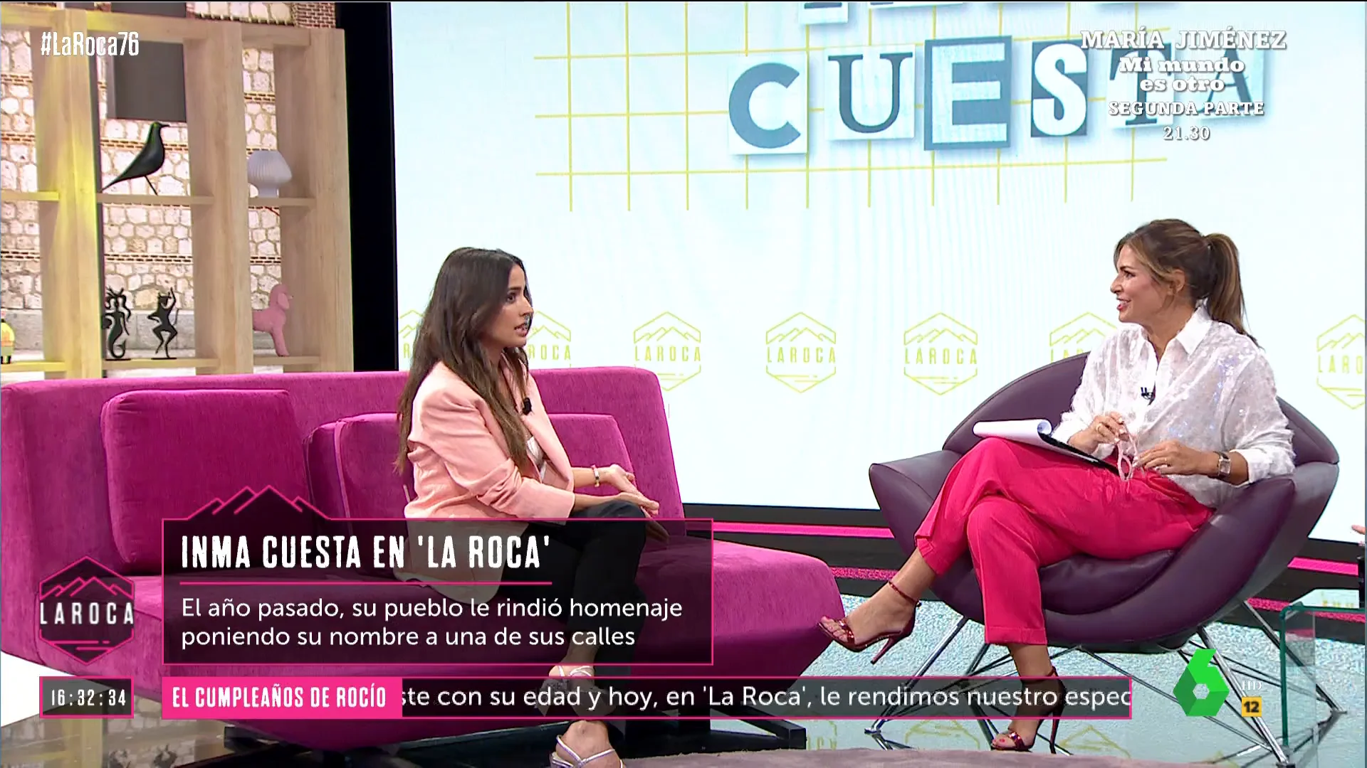 Inma Cuesta explica la diferencia entre la "cercanía" en el pueblo y la ciudad